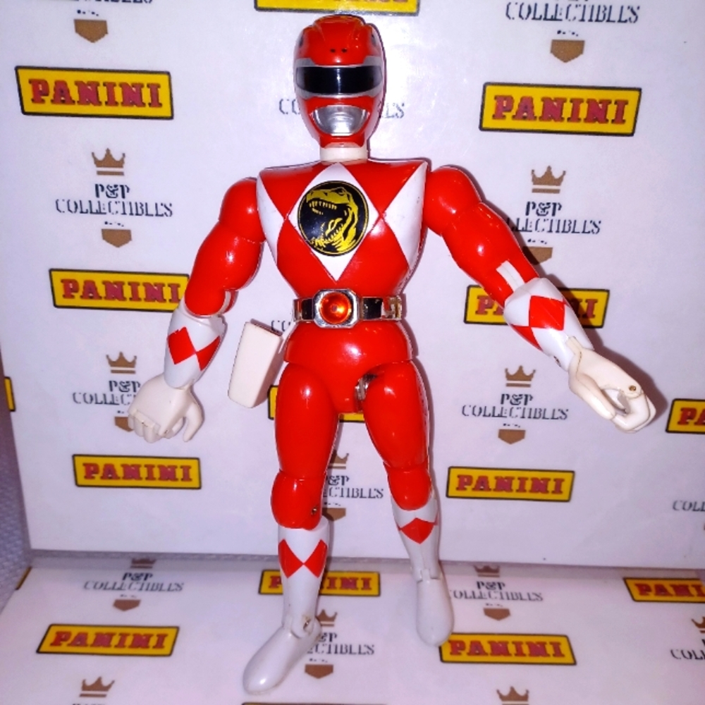 Red Power Ranger Action Figure Toy 🔥 Mighty Morphin Power Rangers MMPR